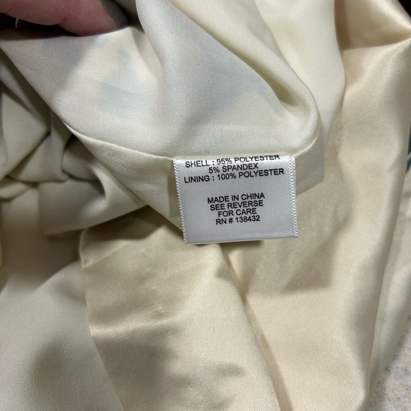 ModCloth What’s The Zeal Halter Dress Small Flower Box Wedding Bridal Baby Event - Picture 5 of 6